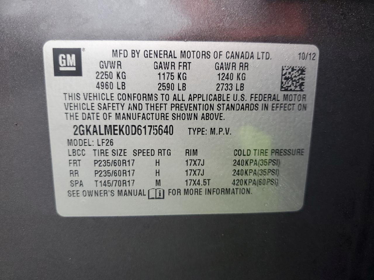 2013 GMC Terrain - Image 13