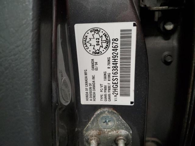2004 HONDA CIVIC DX VP
