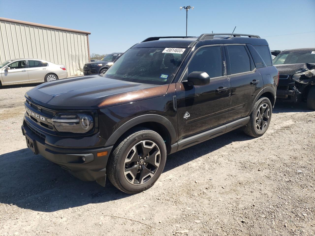 2021 Ford Bronco Sport Outer Banks للبيع في Temple، TX - Hail
