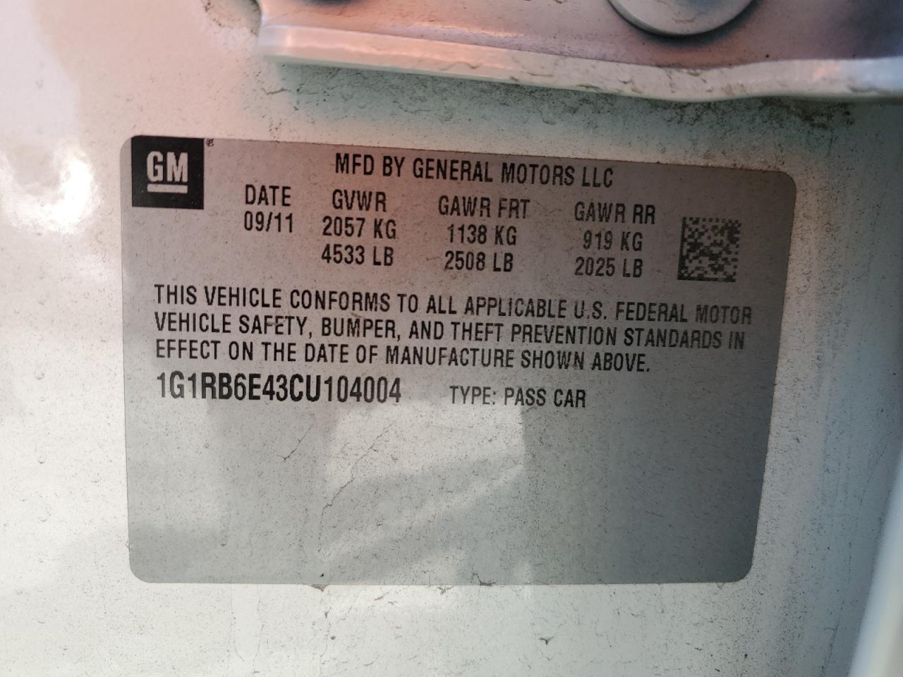 2012 Chevrolet Volt - Image 12