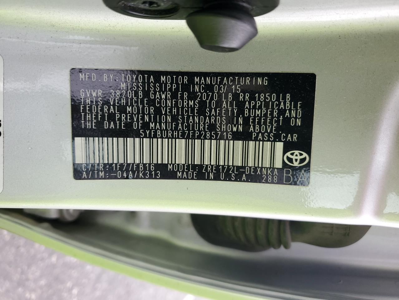2015 Toyota Corolla - Image 13
