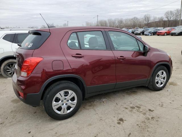 Parquets CHEVROLET TRAX 2017 Burgundy