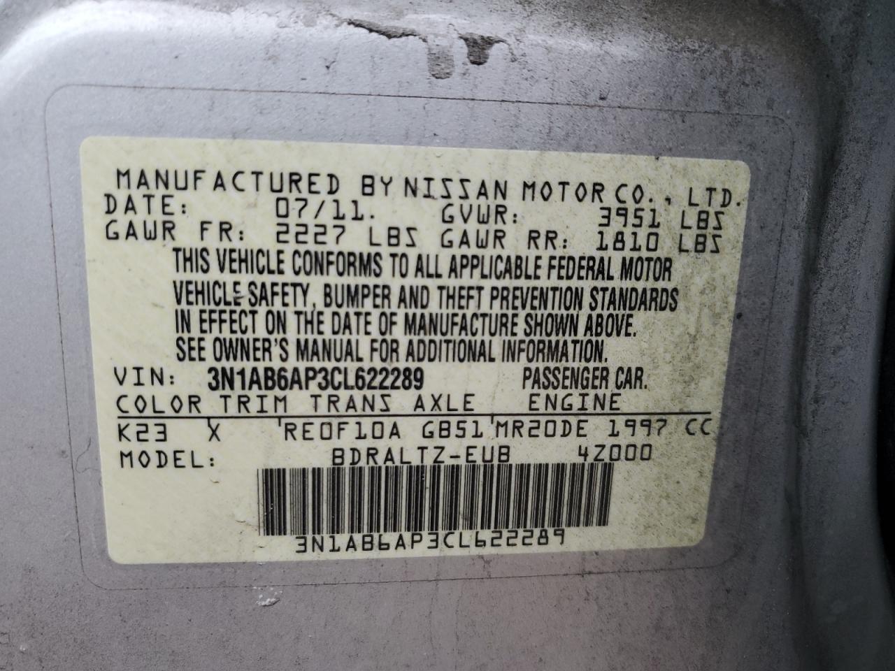 2012 Nissan Sentra - Image 12