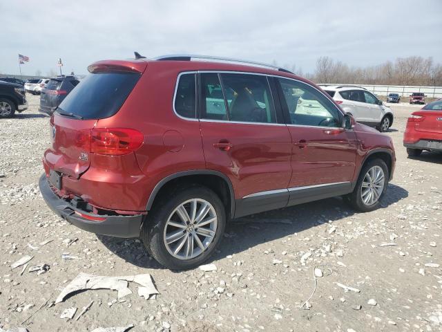 VOLKSWAGEN TIGUAN 2016 Бургунди