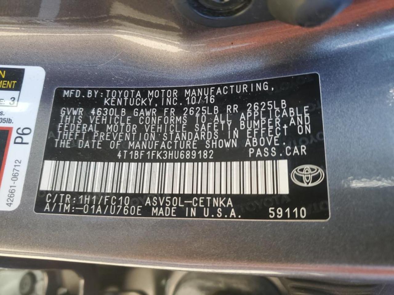 2017 Toyota Camry - Image 13