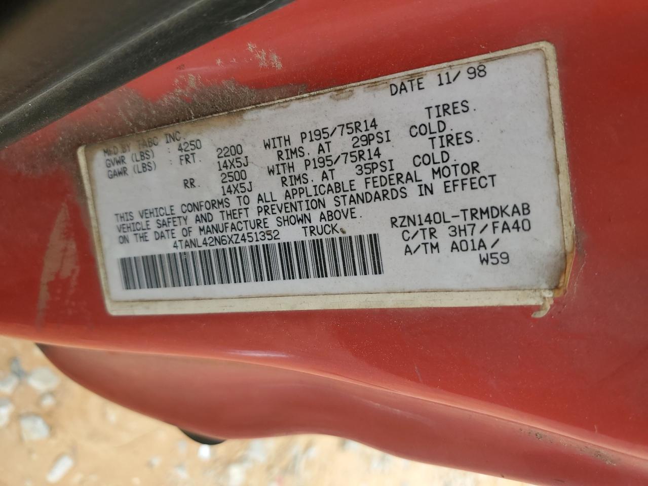 1999 Toyota Tacoma - Image 13
