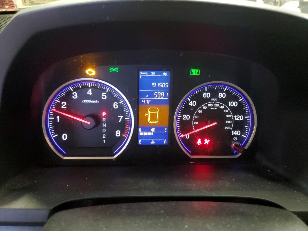 2011 Honda Cr-V Exl VIN: 5J6RE4H70BL081465 Lot: 47231685