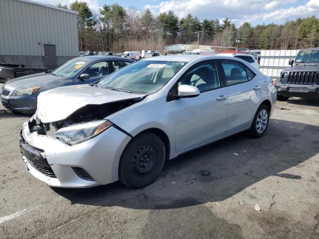  TOYOTA COROLLA 2016 Srebrny