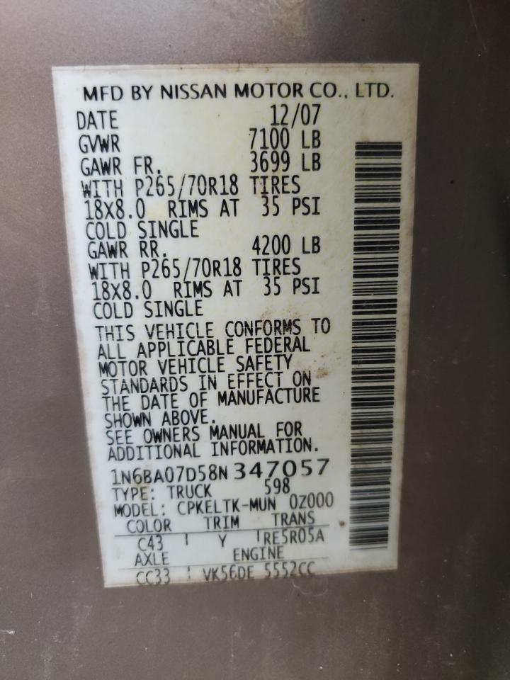 2008 Nissan Titan - Image 14