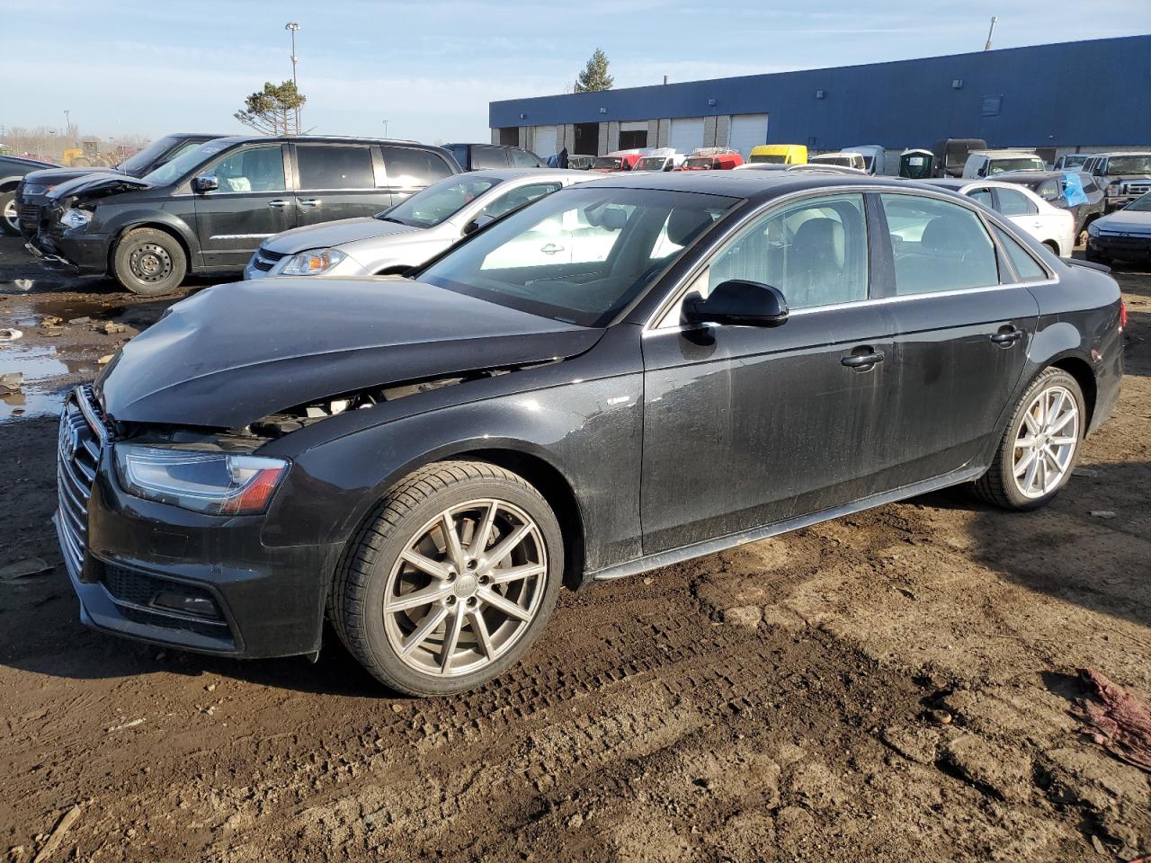 2014 Audi A4 Premium Plus продається в Woodhaven, MI - Front End