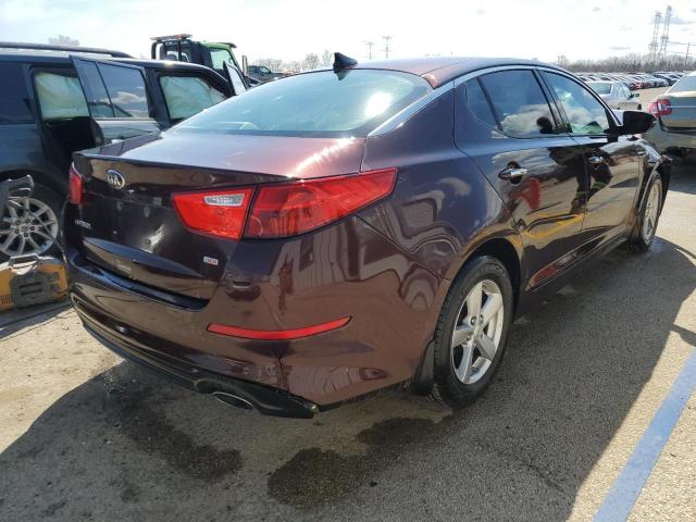  KIA OPTIMA 2014 Bordowy