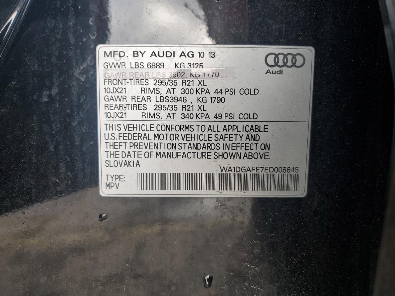 2014 Audi Q7 - Image 13