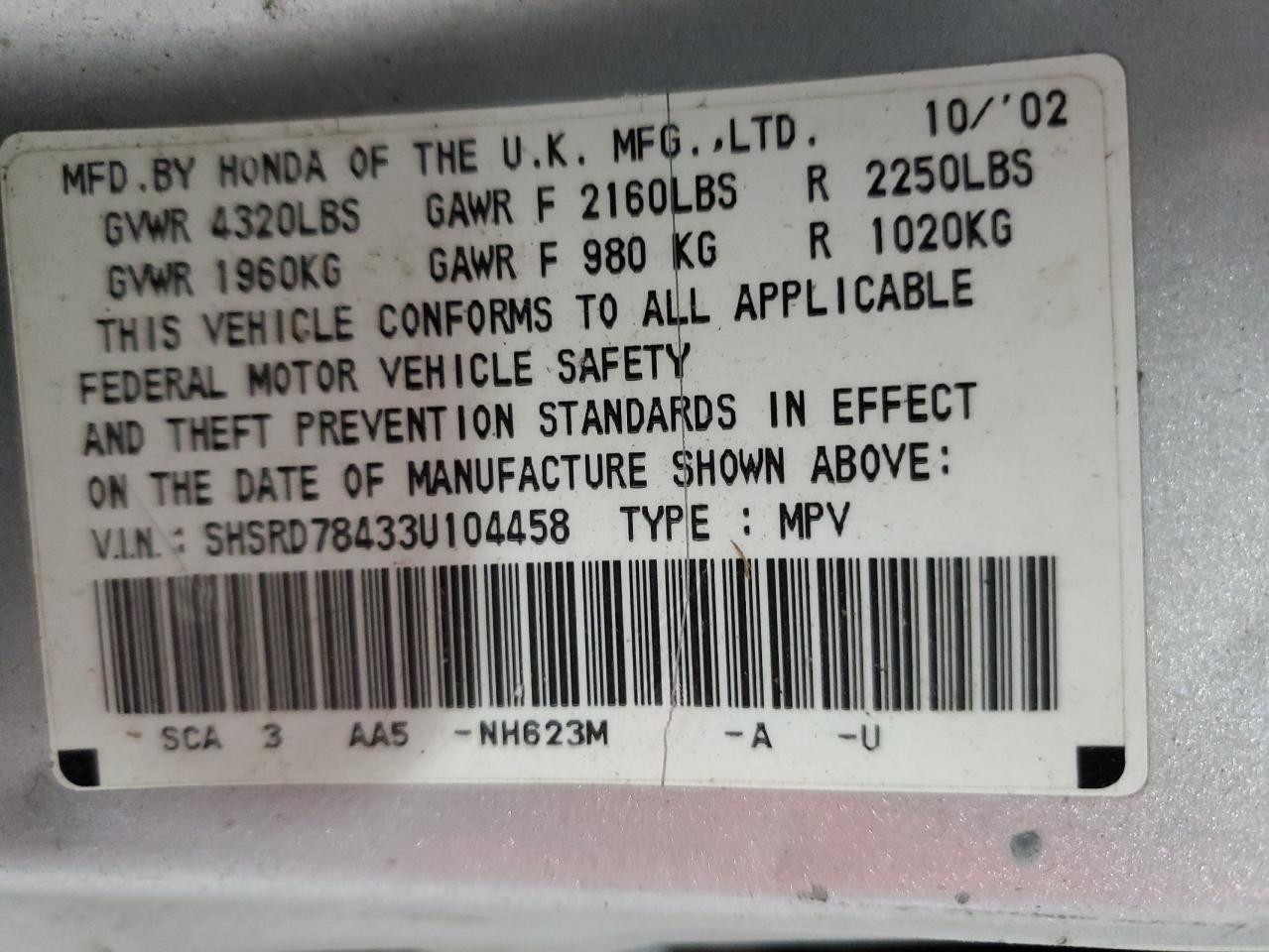 2003 Honda CR-V - Image 13