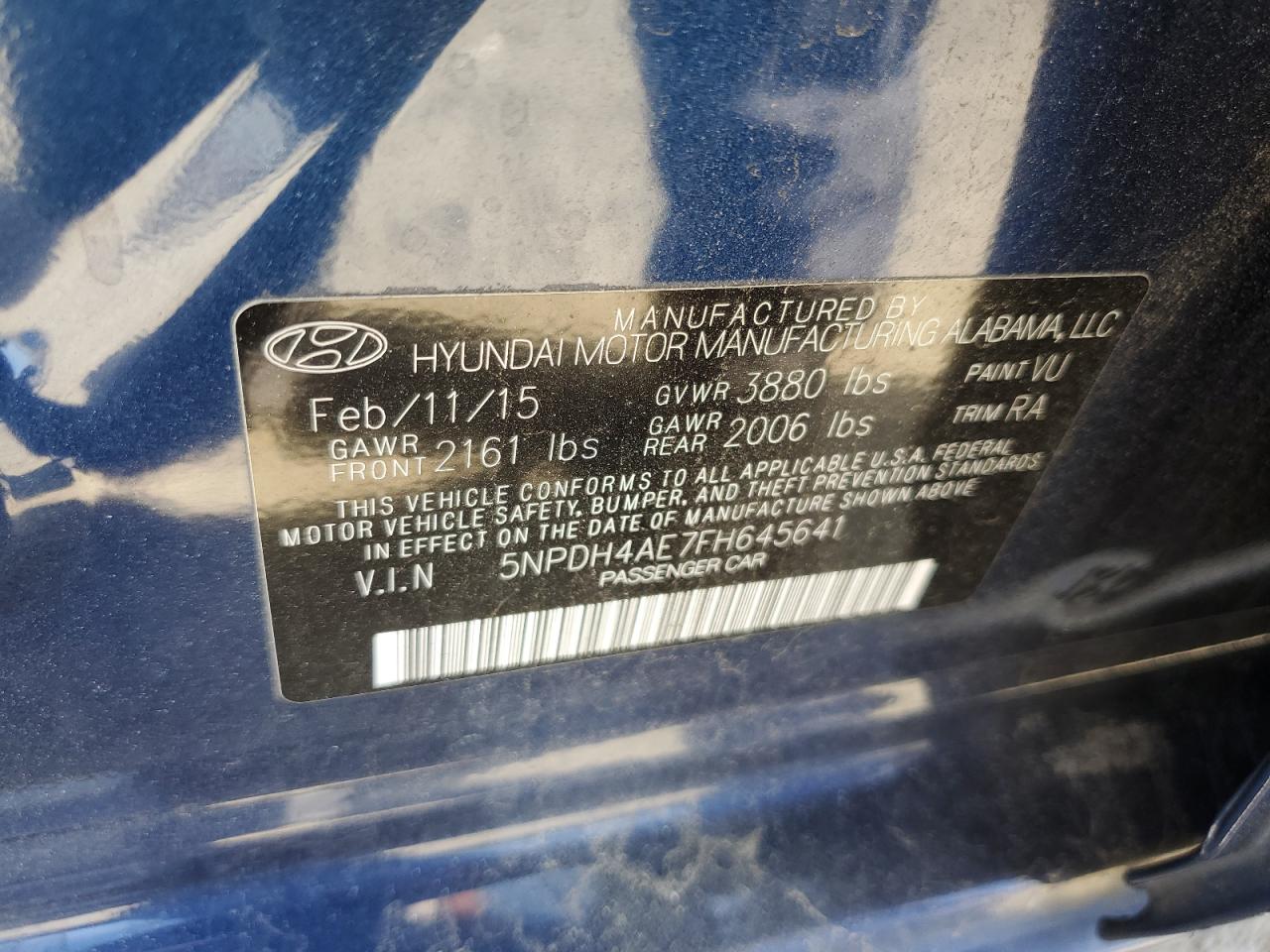 2015 Hyundai Elantra - Image 12