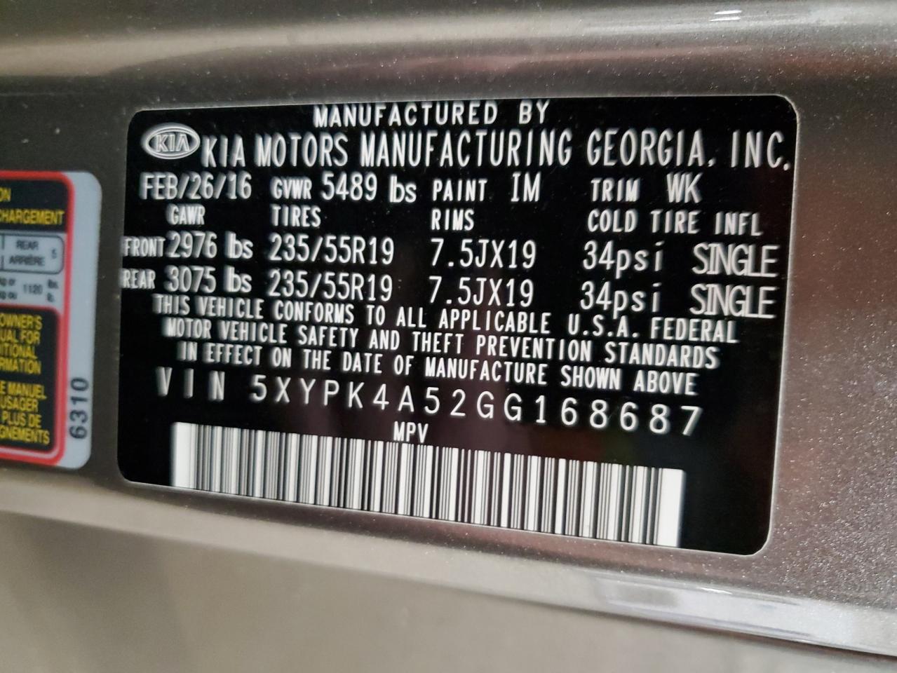 2016 Kia Sorento - Image 15
