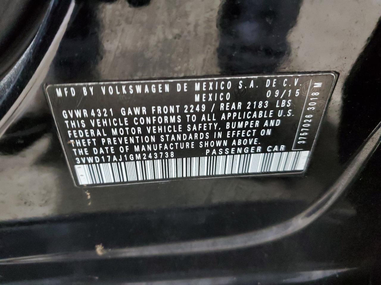 2016 Volkswagen Jetta - Image 12