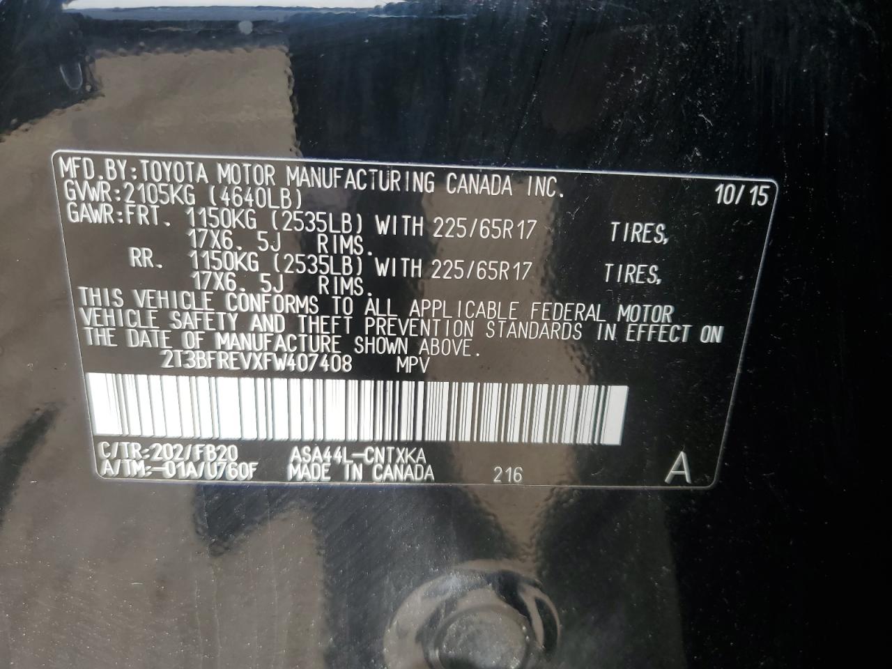 2015 Toyota RAV 4 - Image 13