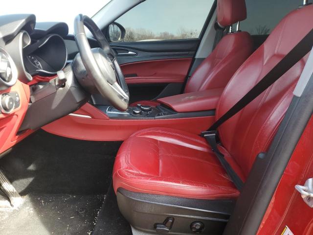  ALFA ROMEO STELVIO 2018 Червоний