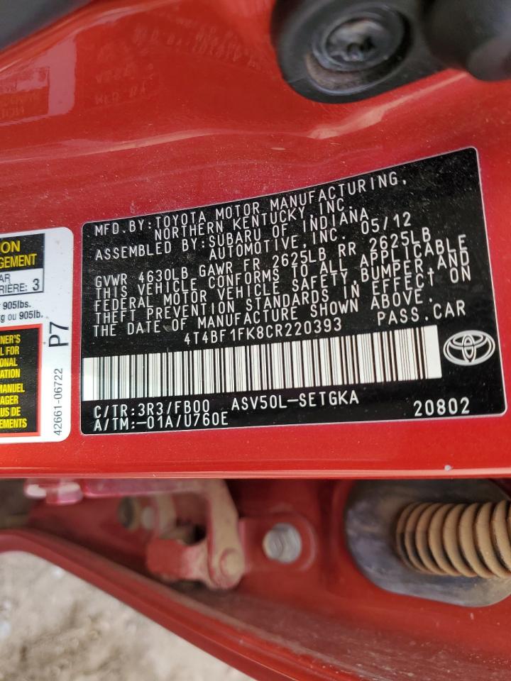 2012 Toyota Camry - Image 13