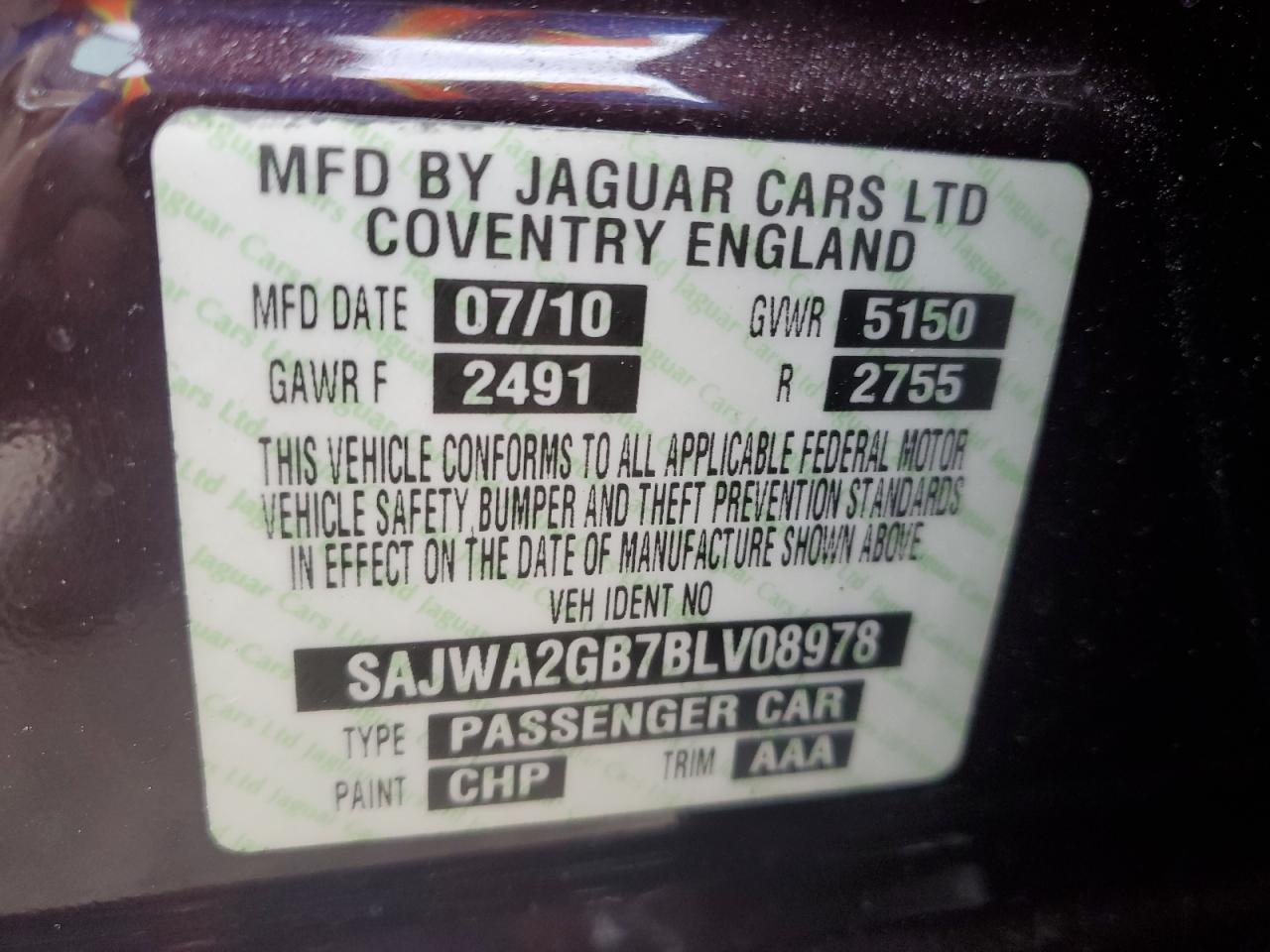 2011 Jaguar XJ - Image 12