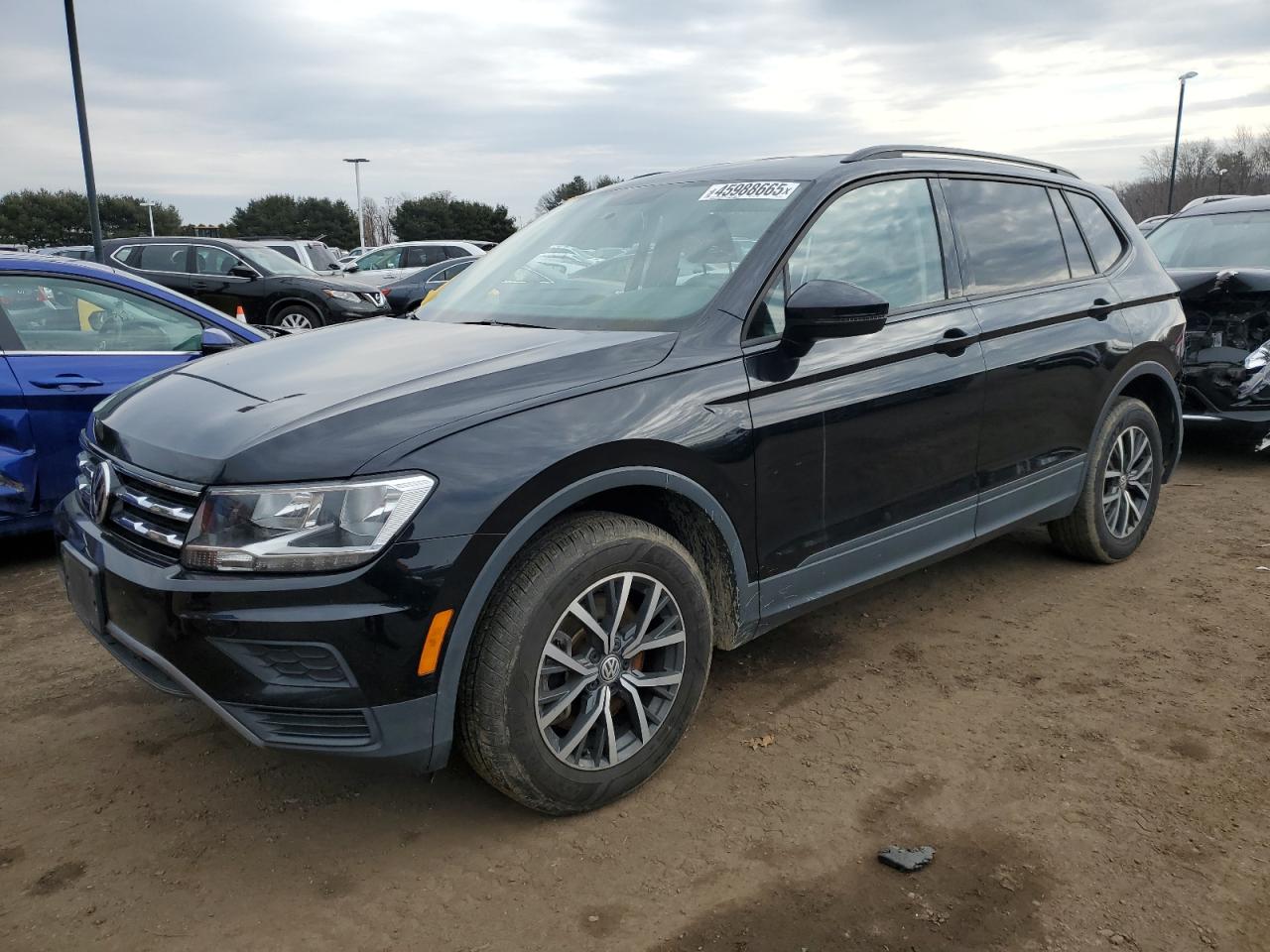 2021 Volkswagen Tiguan S na sprzedaż w East Granby, CT - Side