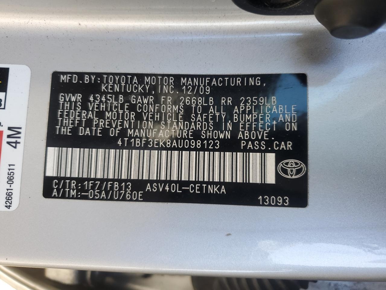 2010 Toyota Camry - Image 14