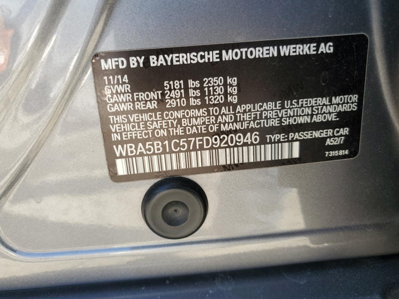 2015 BMW 5er - Image 12