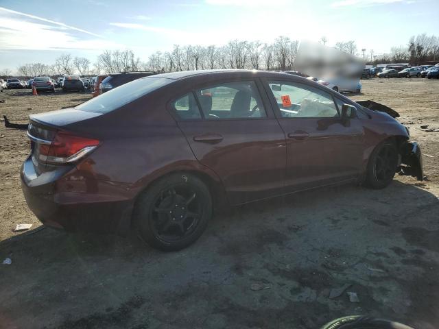 HONDA CIVIC 2015 Czerwony