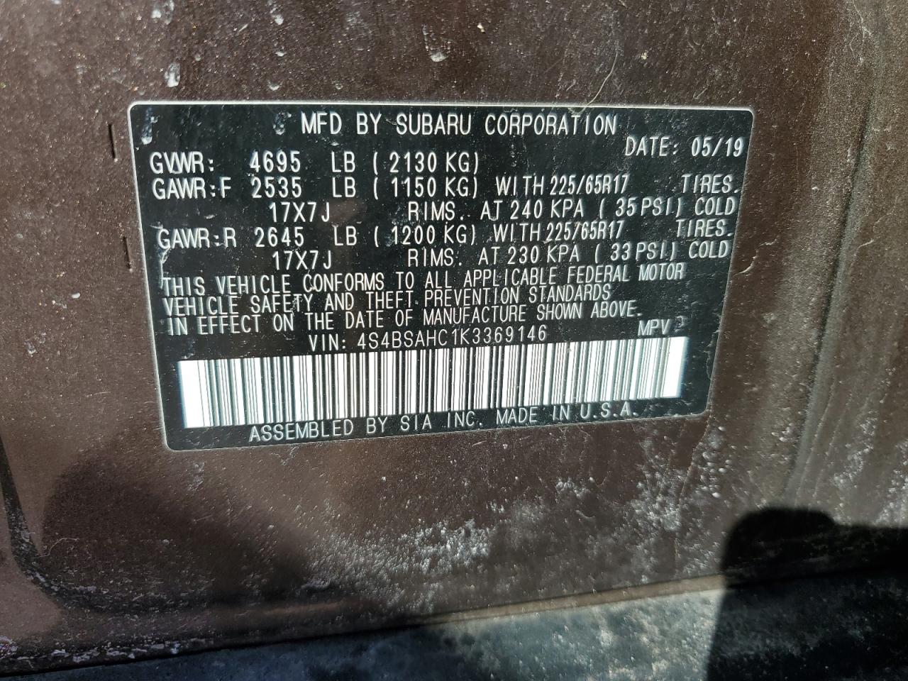 2019 Subaru Outback - Image 15