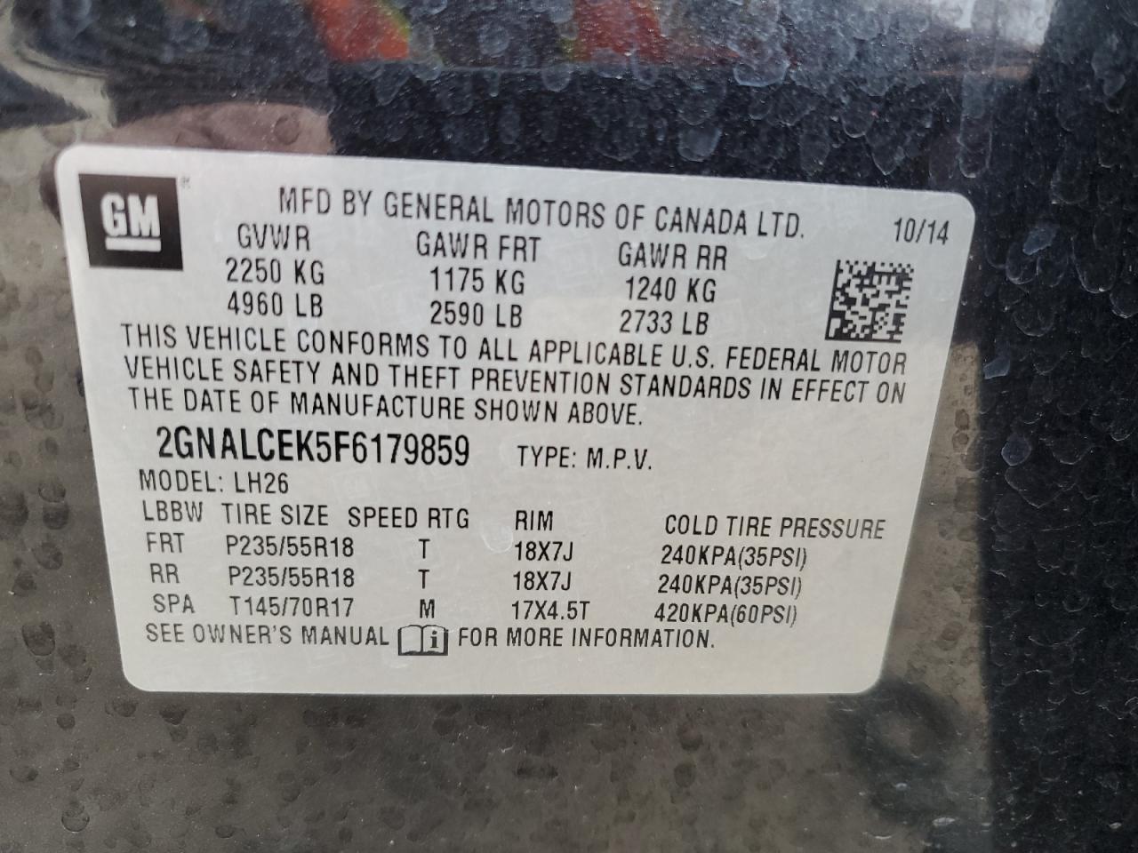 2015 Chevrolet Equinox - Image 13