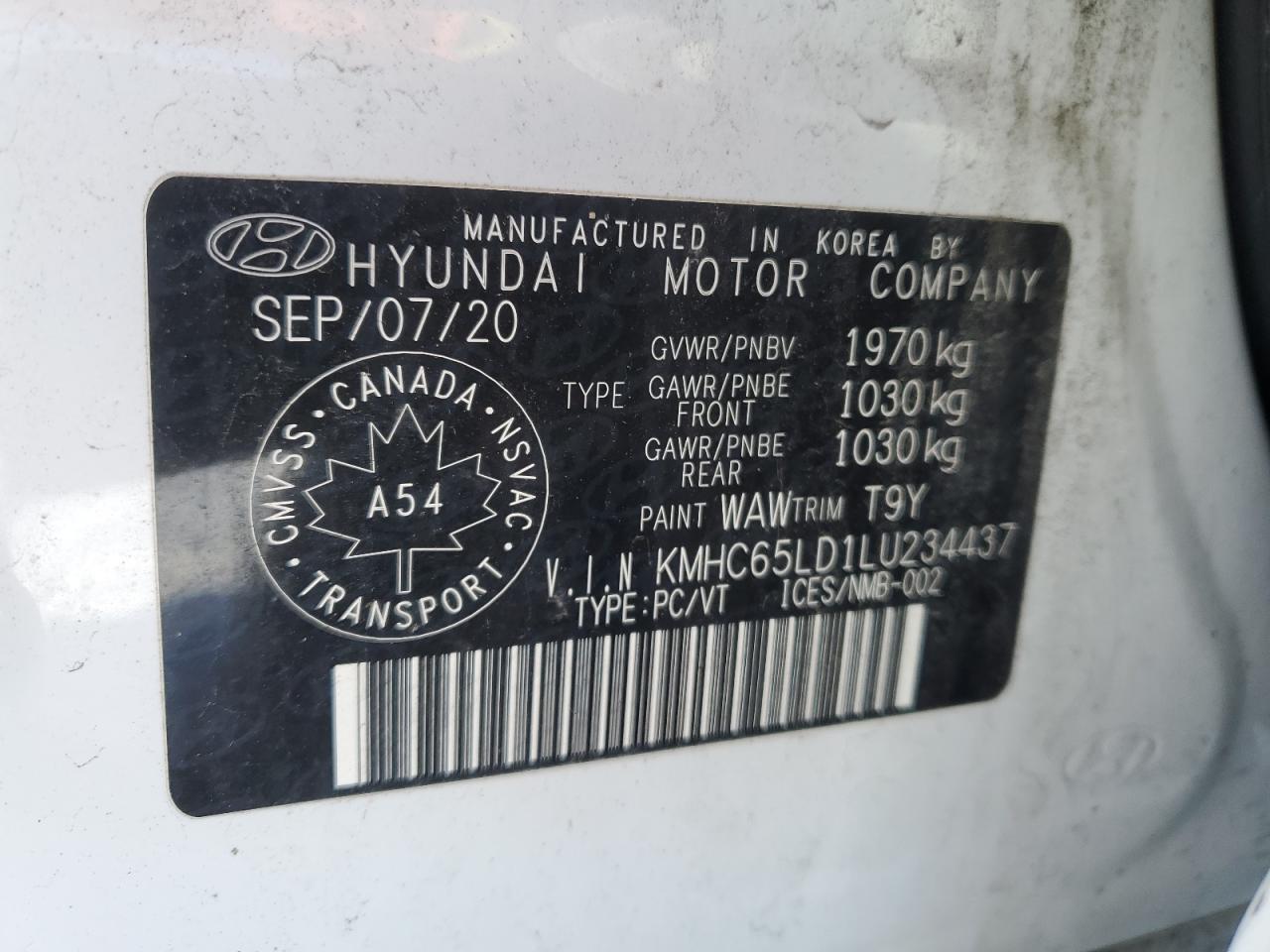2020 Hyundai IONIQ - Image 12