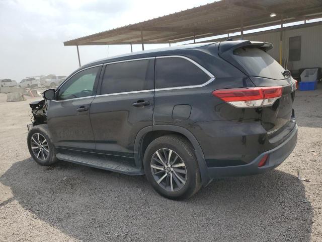  TOYOTA HIGHLANDER 2017 Czarny