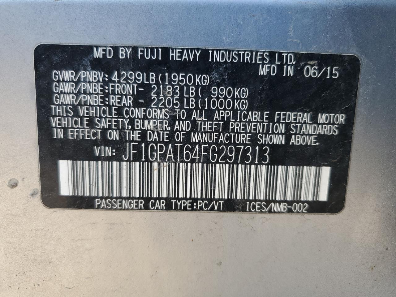 2015 Subaru Impreza - Image 12
