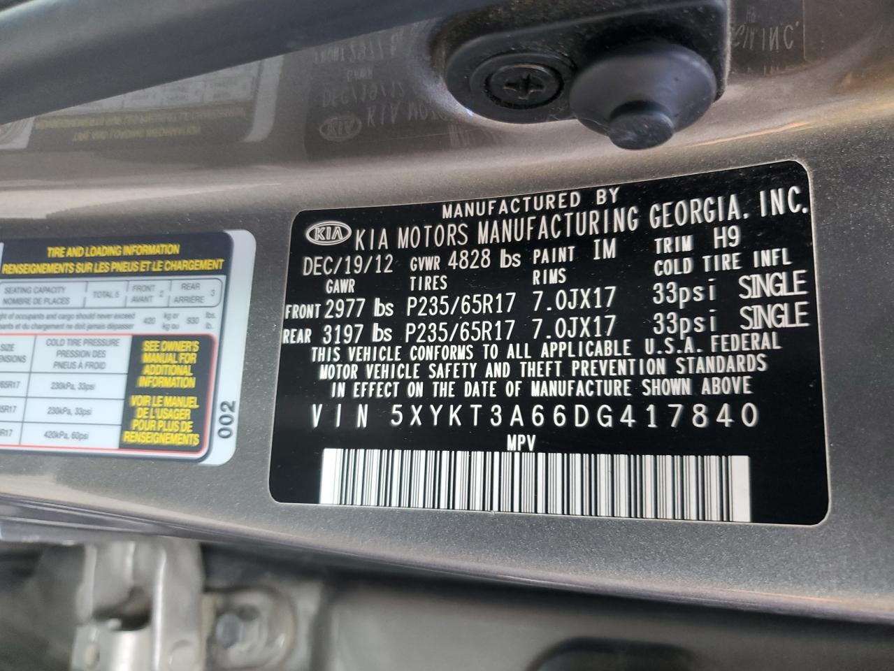 2013 Kia Sorento - Image 13