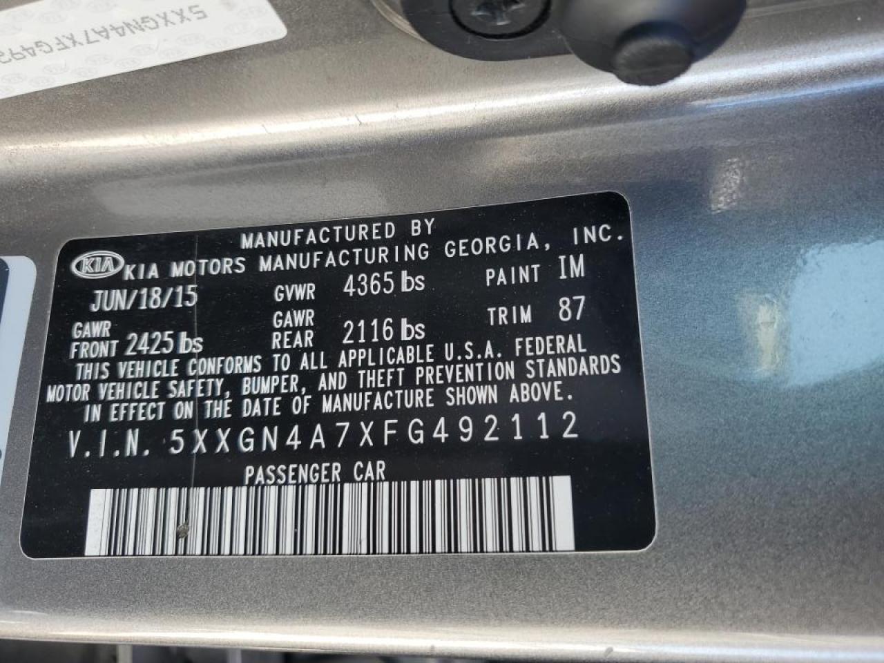 2015 Kia Optima - Image 12