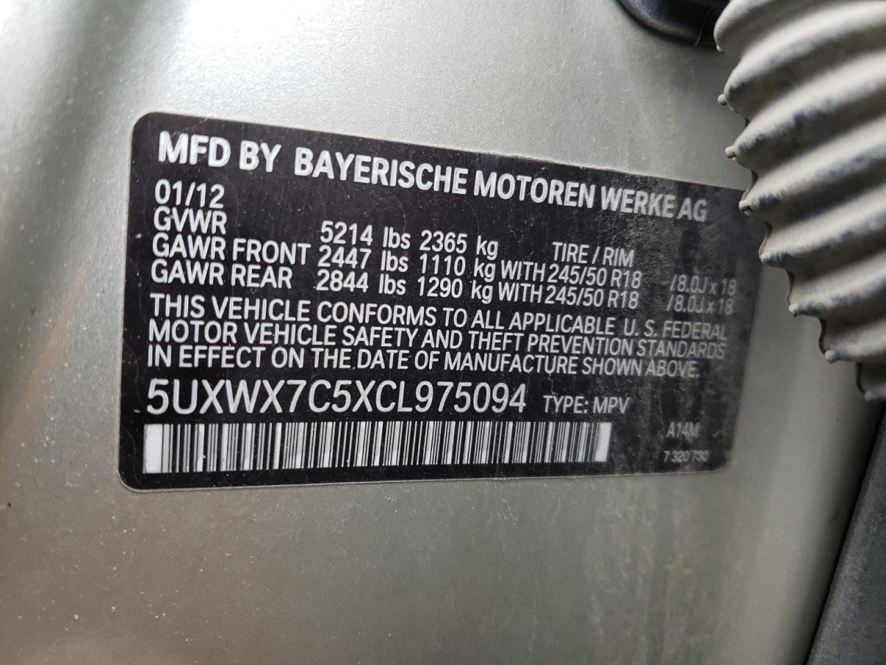 2012 BMW X3 - Image 15