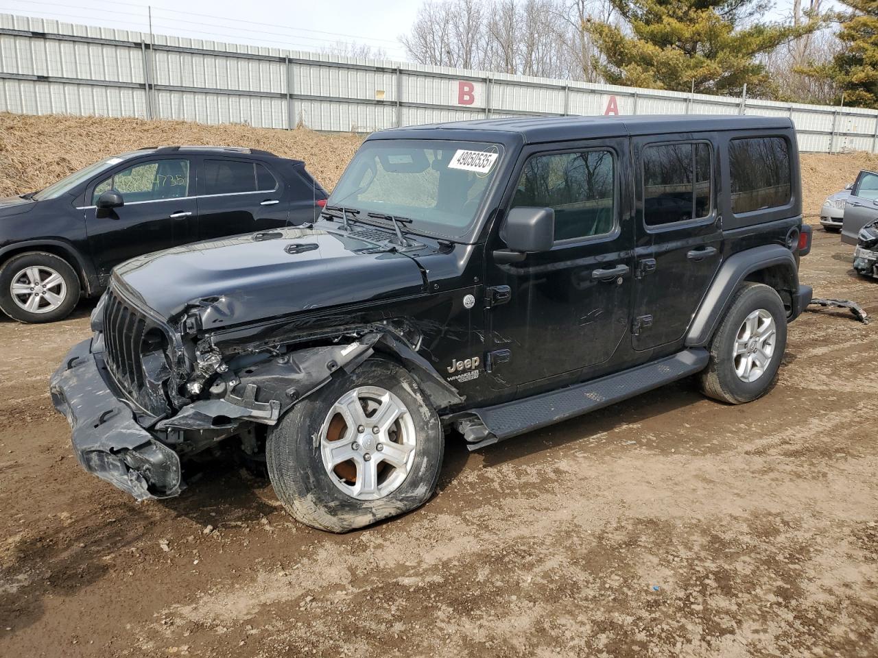 2020 Jeep Wrangler Unlimited Sport за продажба в Davison, MI - Front End