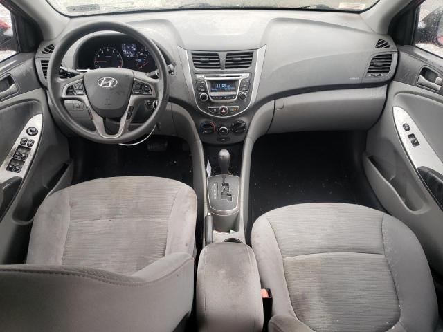 Sedans HYUNDAI ACCENT 2017 Czerwony