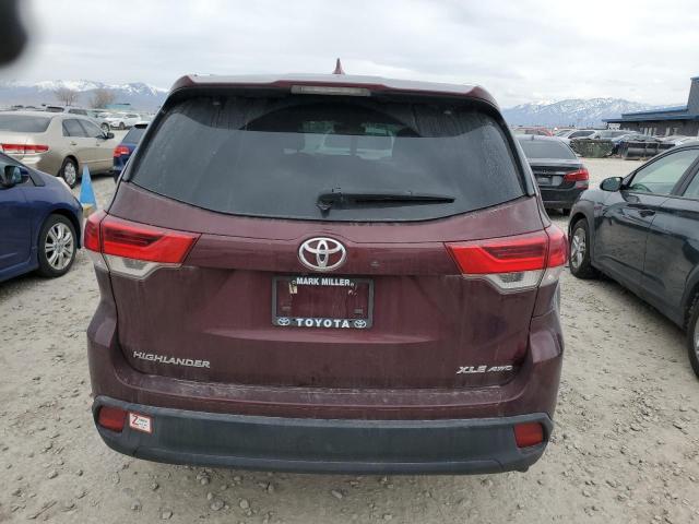  TOYOTA HIGHLANDER 2019 Бургунди