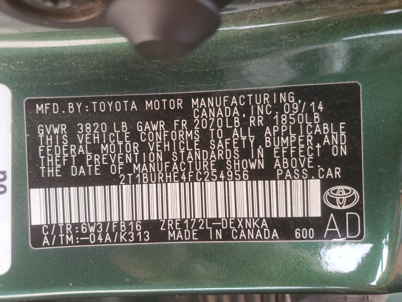 2015 Toyota Corolla - Image 12