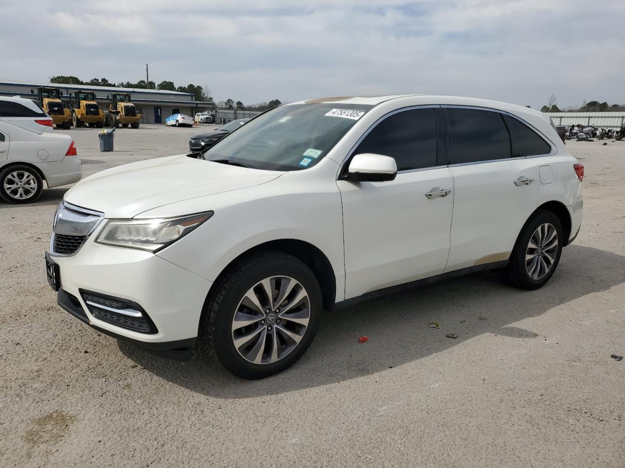 2015 Acura Mdx Technology للبيع في Harleyville، SC - Front End