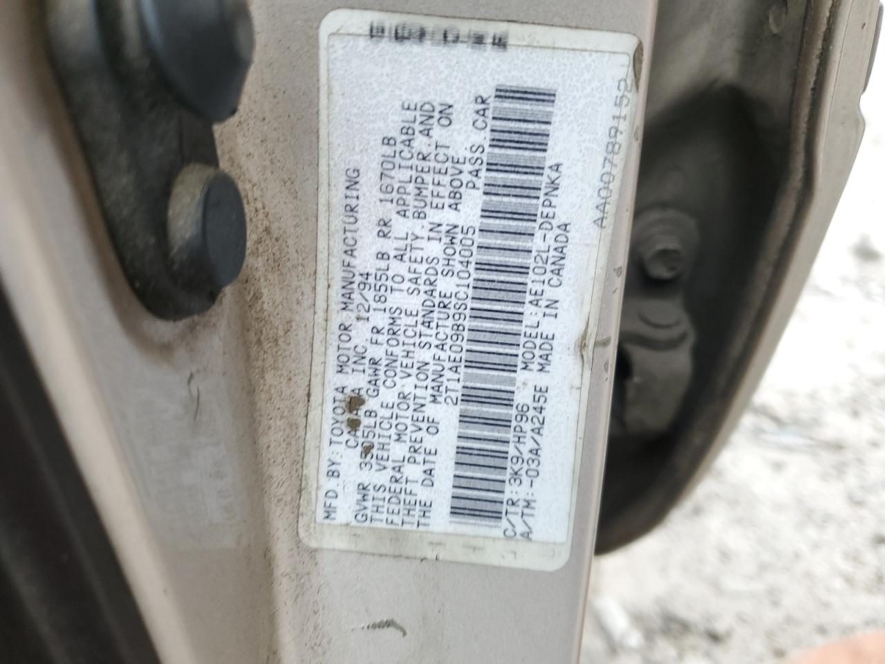 1995 Toyota Corolla - Image 13