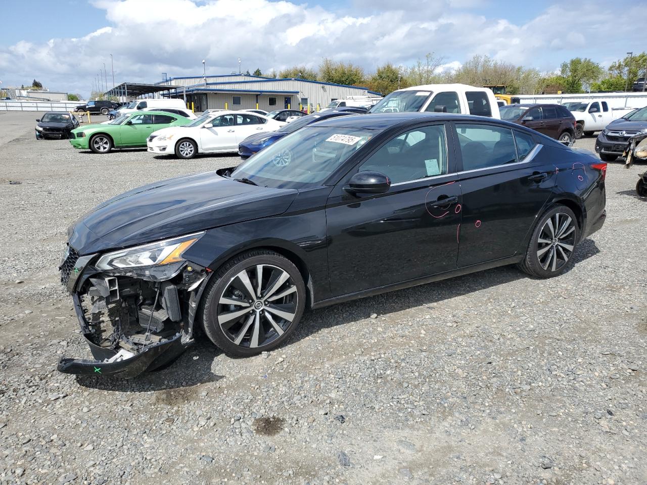 2021 Nissan Altima Sr იყიდება Sacramento-ში, CA - Front End