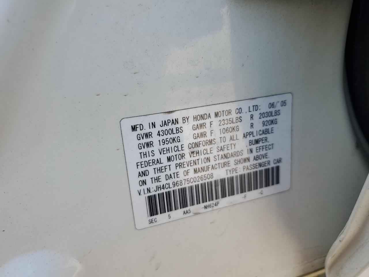 2005 Acura TSX - Image 12