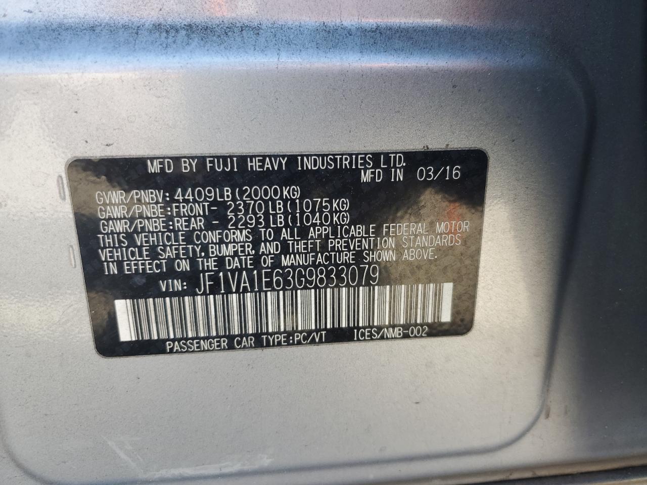 2016 Subaru WRX - Image 13