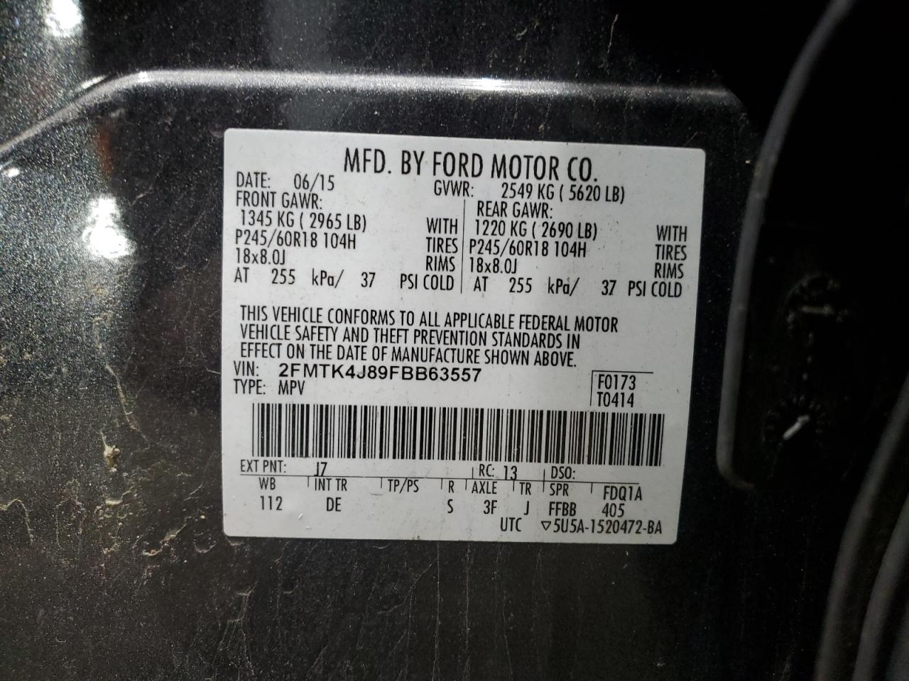 2015 Ford Edge - Image 13