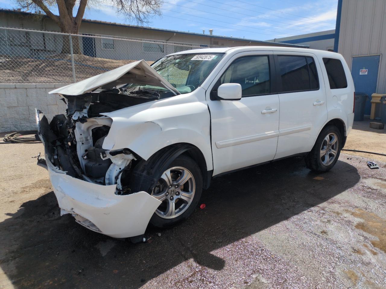 2013 Honda Pilot Exl на продаже в Albuquerque, NM - Front End
