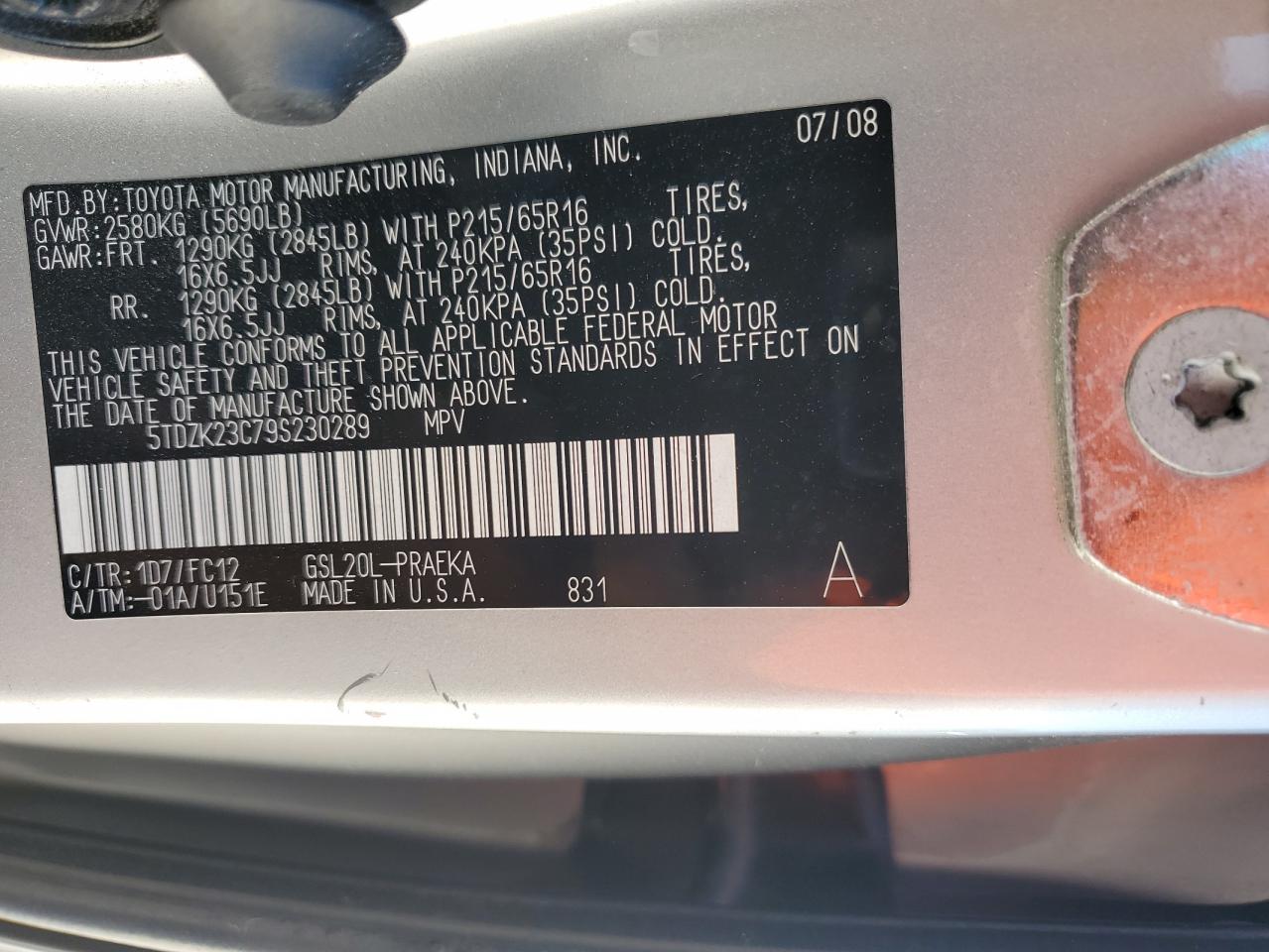 2009 Toyota Sienna - Image 16