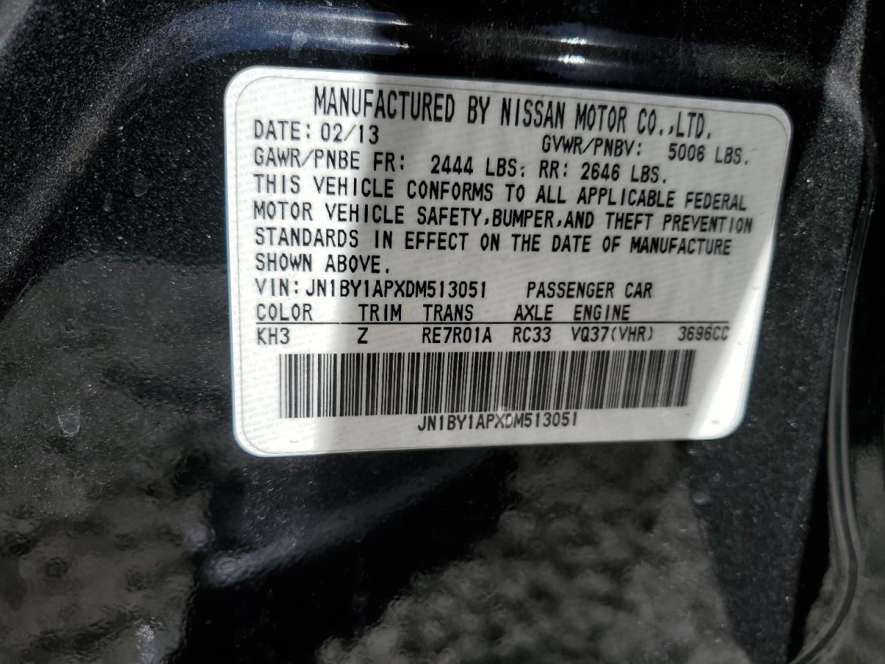 2013 Infiniti M - Image 12