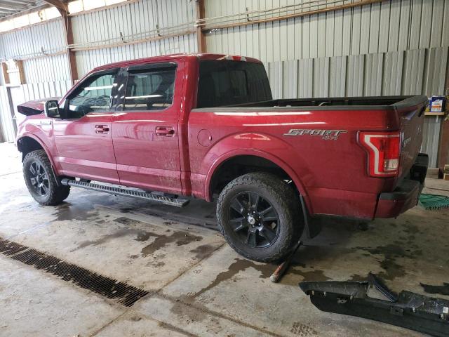  FORD F150 2016 Red